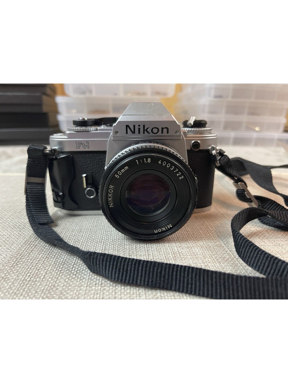 Nikon FG Camara Body - 50mm 1.8 Lens - Very Nice Condition - Not Fully Tested